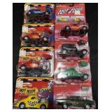 8 Majorette hot rods diecast cars