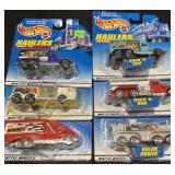 6 hot wheels haulers
