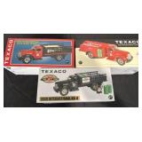 3 Texaco 1/34 scale die cast trucks