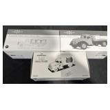 3 international 1/34 scale die cast trucks