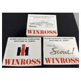 3 international metal toy trucks