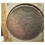 1901 Indian Head Penny & 1896 Morgan Silver Dollar