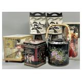 Vintage Japanese Theme Lamps and Decor