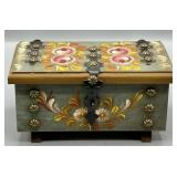 VTG German Hand-Painted Folk Art Box