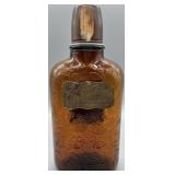 Vintage 1930s Four Roses Embossed Whiskey Bottle