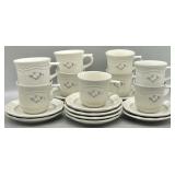 Pfaltzgraff Heirloom Cups & Saucers