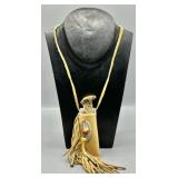 Native American Style Stag Knife w/Leather Sheath