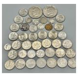 Assorted U.S. Coins - Some Silver