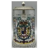 Vintage BMF W. Germany Glass Beer Stein