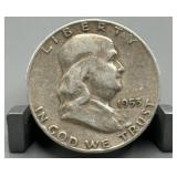 1953-D Franklin Silver Half Dollar (90%)