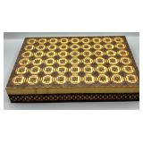 Handcarved Wood Storage Box