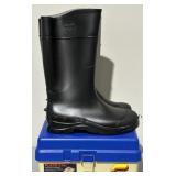 Plano Tackle Box and Waterproof Size 10 Boots