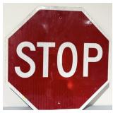 Decommissioned Reflective Stop Sign