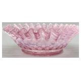 Fenton Pink Opalescent Candy Dish