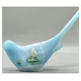 Fenton Handpainted Bird of Happiness w/Long Tail