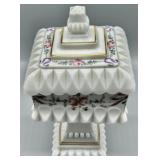 Westmoreland Milk Glass Wedding Cake Candy Dish