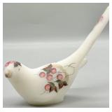 Fenton Handpainted Bird of Happiness w/Long Tail
