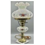 Fenton Hearts and Flowers Student Lamp
