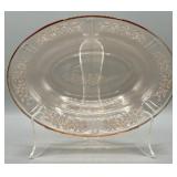 Federal Glass Sharon Cabbage Rose Pink Depression