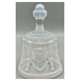 Fenton French Opalescent Bell Sable Arch Pattern