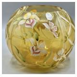 Fenton 2003 Heriloom Optics Collection Rose Bowl