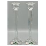 Pair of Shannon Crystal Candlesticks