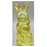Vintage Glass Thumper Rabbit Figurine