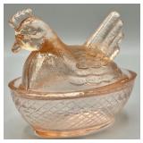 Indiana Glass Hen On Nest