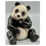 Porcelain Sitting Panda Figurine