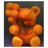 Boyd Glass Bear Glows Cadmium