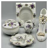 Victorian Style Porcelain Vanity Decor