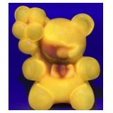Boyd Glass Patrick The Bear Glows Cadmium