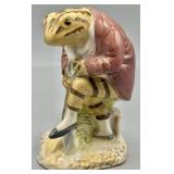 1988 Beatrix Potter Mr. Jeremy Fisher Digging
