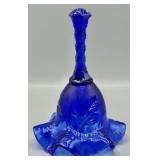 Fenton Cobalt Blue Glass Bell