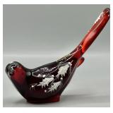 Fenton Ruby Happiness Long Tailed Bird