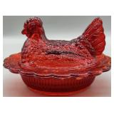 Mosser Glass Hen On Nest