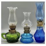 Vintage Hurricane Oil Lamps