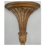 Vintage Italian Handcrafted Wood Wall Sconce Shelf