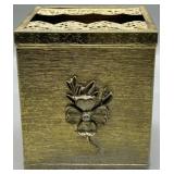 Vintage Hollywood Regency Style Tissue Box Holder