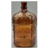 Amber Glass Decorative Bottle