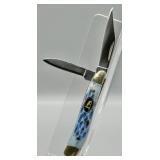 Blackhills Trapper Blue Bone Pocket Knife
