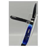 Case XX 6207 SS Blue Bone Corn Cob Trapper Knife