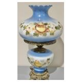 Vintage Gone With The Wind Hand-Painted Lamp