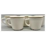 (5) Homer Laughlin Vintage Coffee Mugs