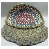 Vintage Braided Round Table Mats