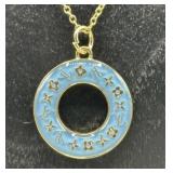 Authentic Louis Vuitton Charm on Fashion Necklace