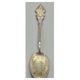 Sterling Silver Engraved Ponca City, Okla. Spoon