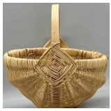 Woven Wicker Egg Basket