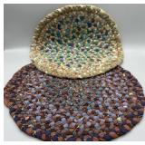 Vintage Braided Round Table Mats