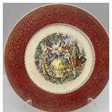 1940s Salem China Company Cabinet Plate